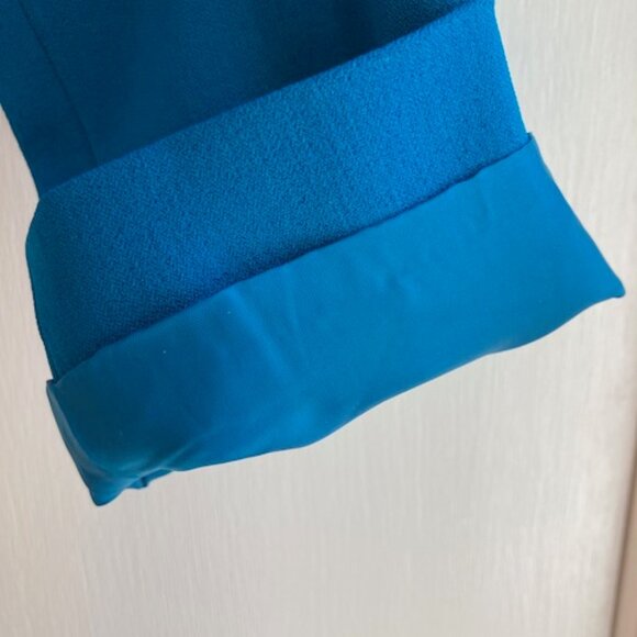 Tahari for Arthur Levine deep turqoise jacket, 0P. - Picture 6 of 7